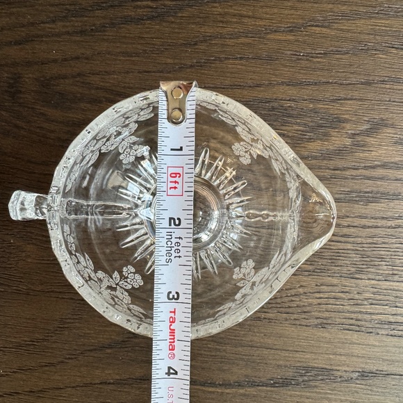 Vtg New Martinsville Depression Glass Sugar & Creamer Radiance Flower Basket Des - Picture 11 of 16